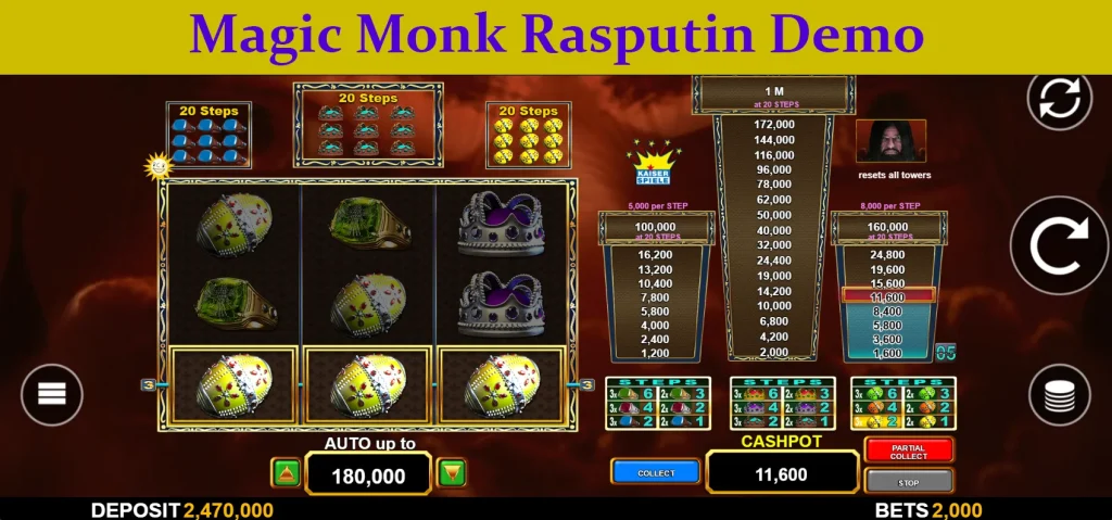 magic monk rasputin demo