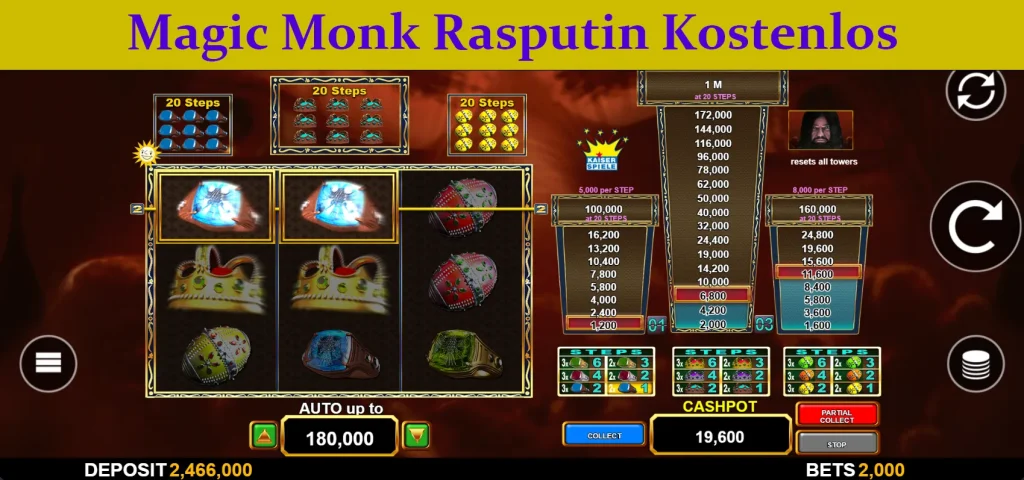 magic monk rasputin kostenlos