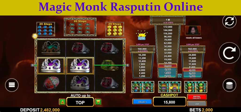 magic monk rasputin online
