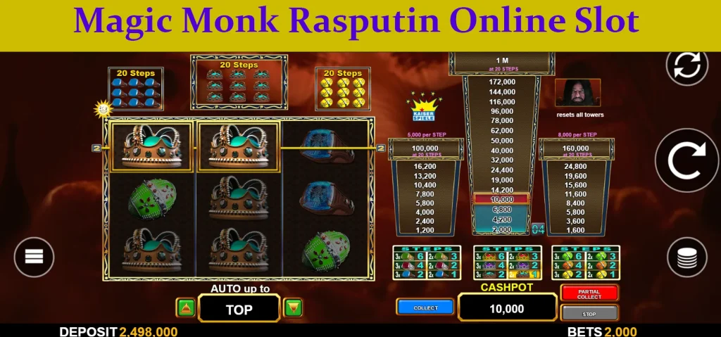 magic monk rasputin online slot